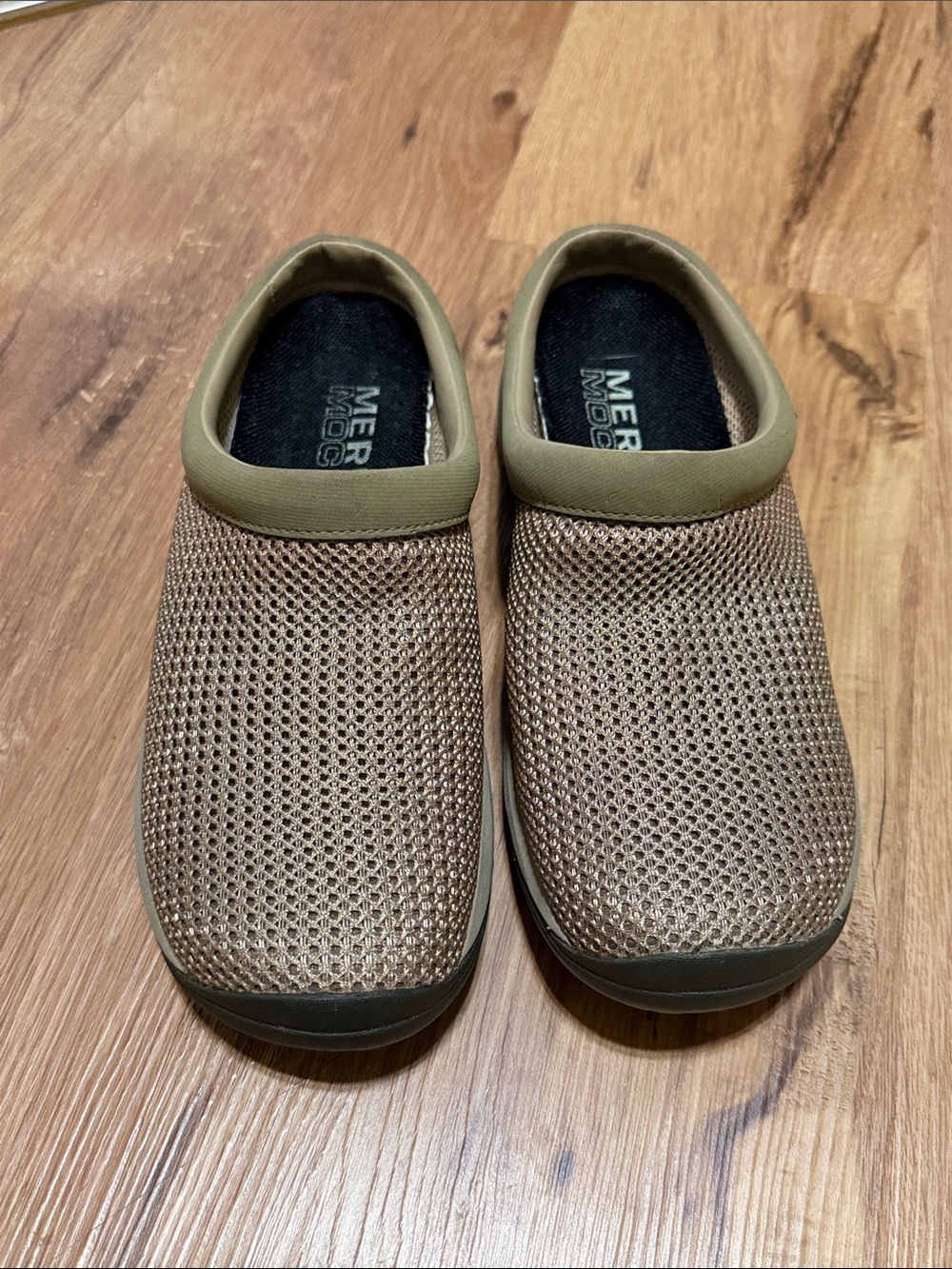 Merrell Slip-On Mesh Loafers in Light Brown, EUC, size 6.5